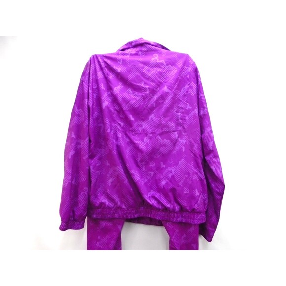 VTG Reebok Track Windbreaker Suit Womens Top Size L Leggings size XL 2 Piece Set - Picture 7 of 13